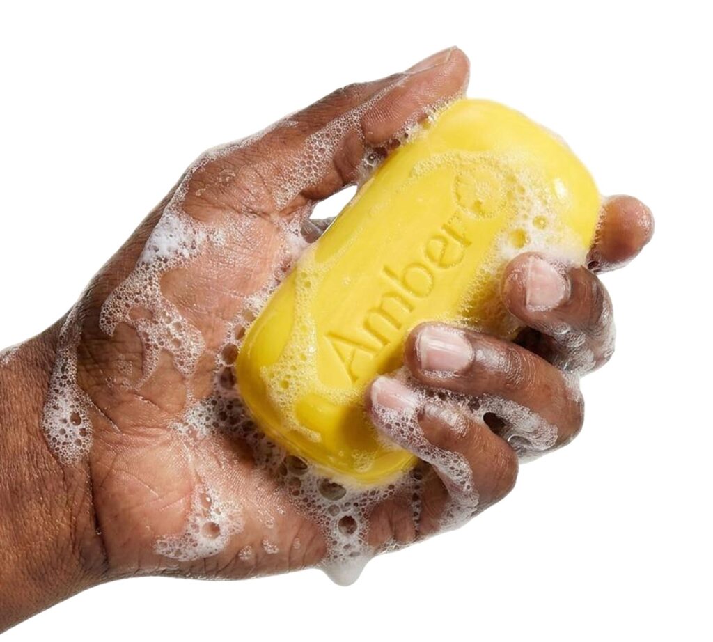 Amber Vitamin C soap from our skincare brand